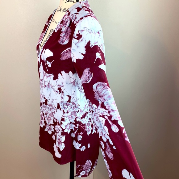 BCBG Max Azria Floral Print Blouse - Picture 5 of 7